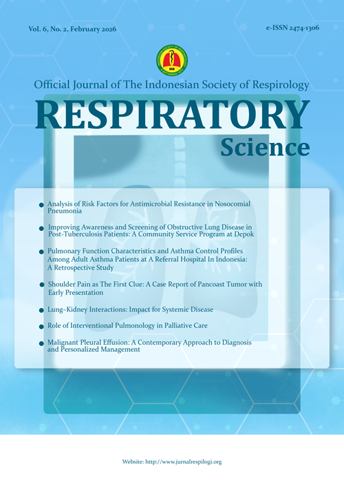 					View Vol. 6 No. 2 (2026): Respiratory Science
				